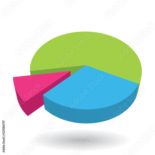 Free Download Colorful pie chart design element - GFXLoad