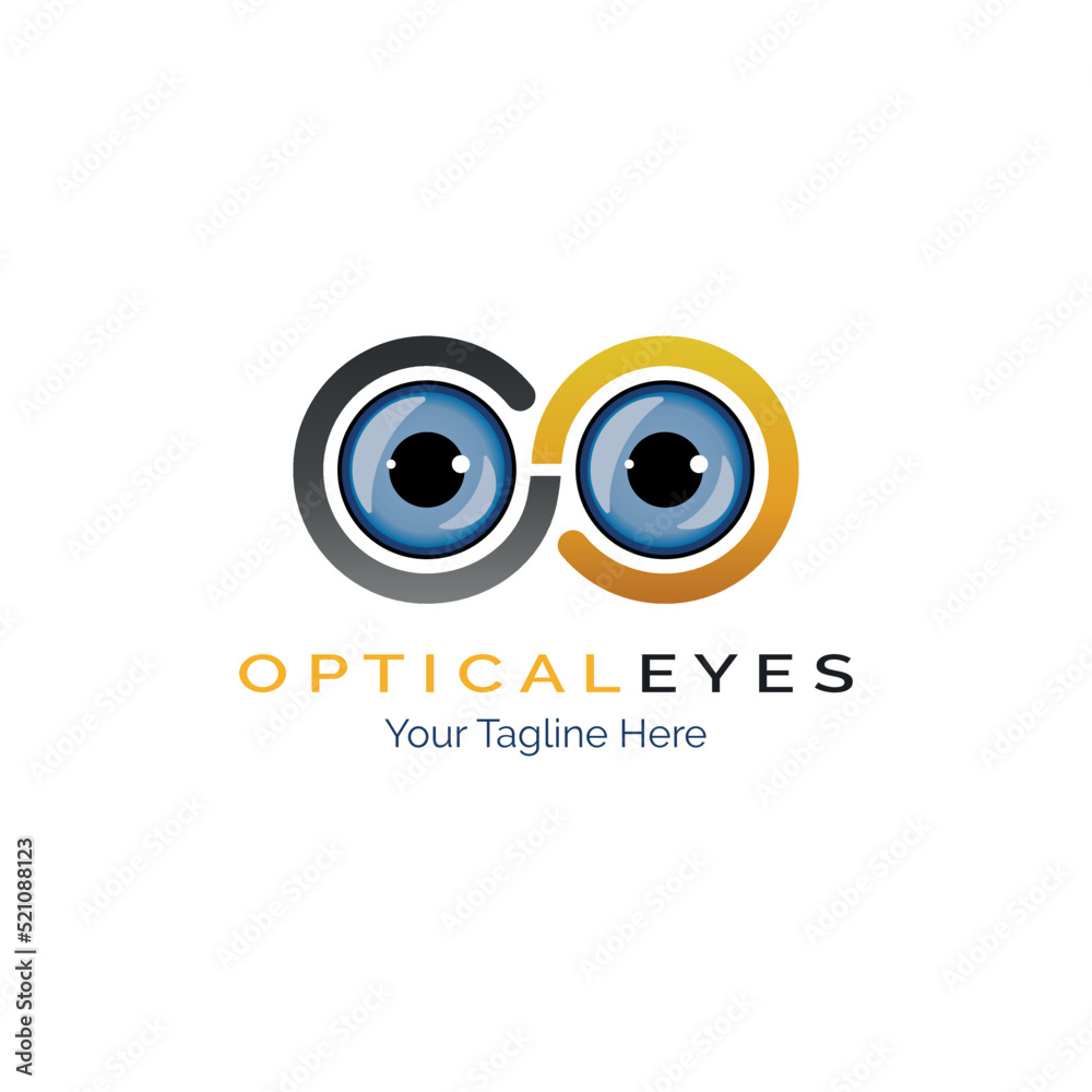 optical eye glass modern logo design template for brand or company and other optical eye glass modern logo design template for brand or company and other