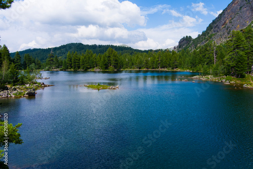 Montenegro. Prokletiye National Park. Mountain lake. Popular tourist spot