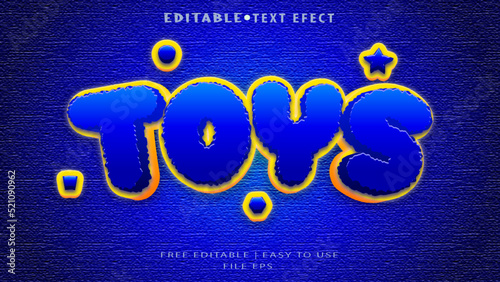 TOYS TEXT EFECT SOFT COLOR BLUE