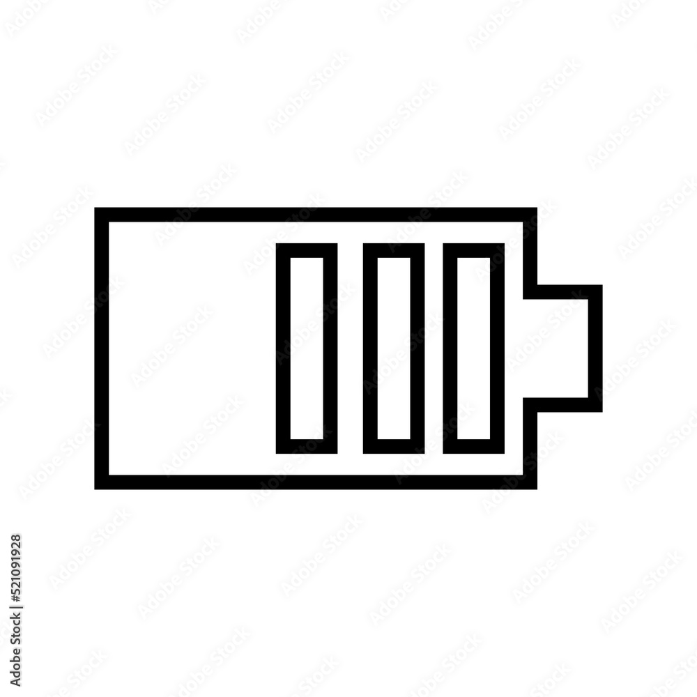 Multimedia and connection web icon, Battery icon Multimedia and connection web icon, Battery icon