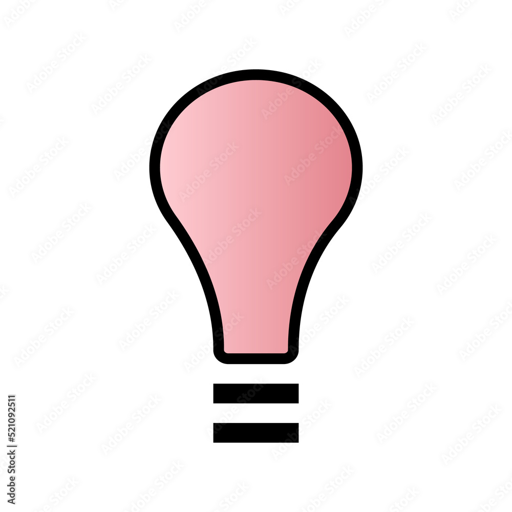Multimedia web icon pink fill and black stroke volume icon