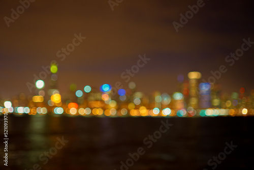 Defocused view of Chicago high-rise buildings © Heorshe