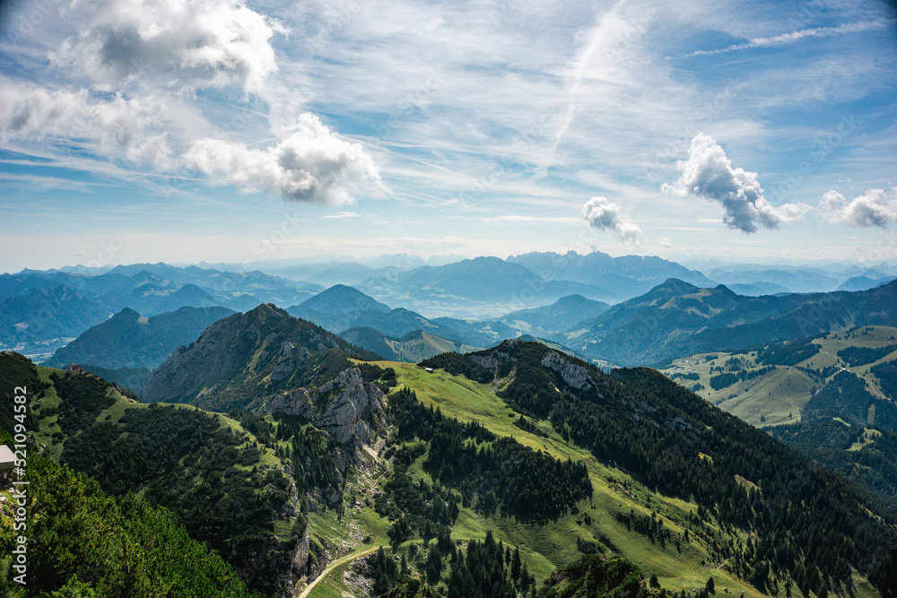 mountain view in bavaria 