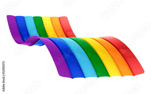 Arco-íris colorido divertido