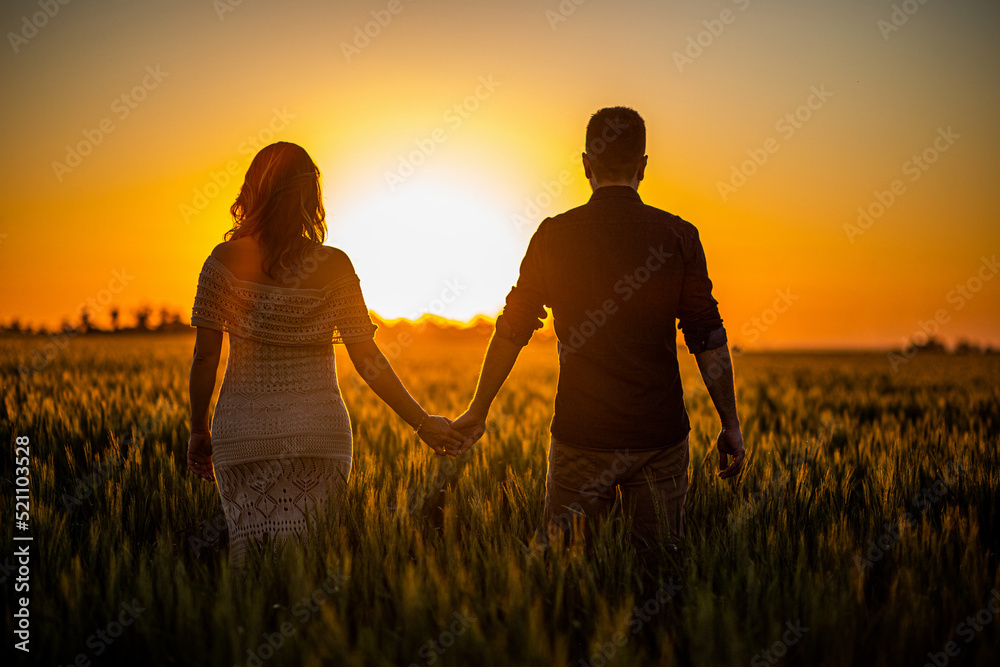 couple at sunset