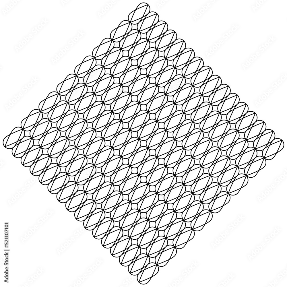 Vector line flowers square for background wallpaper and seamless ...