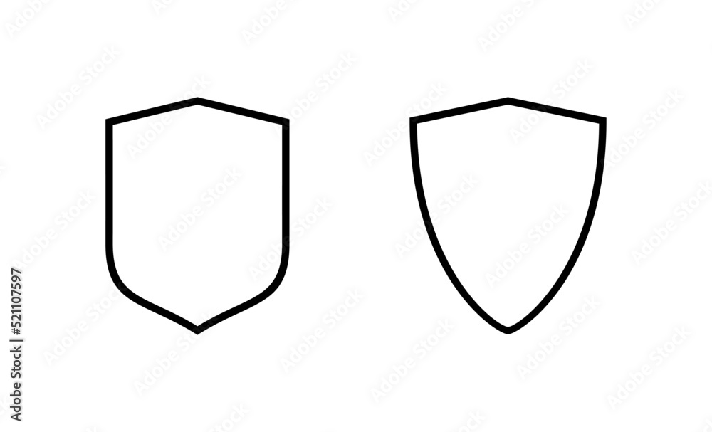 Shield icon vector. Protection icon. Security sign and symbol Shield icon vector. Protection icon. Security sign and symbol