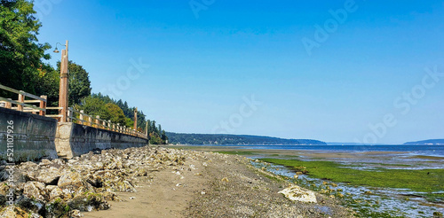 view of the water on whidby island photo