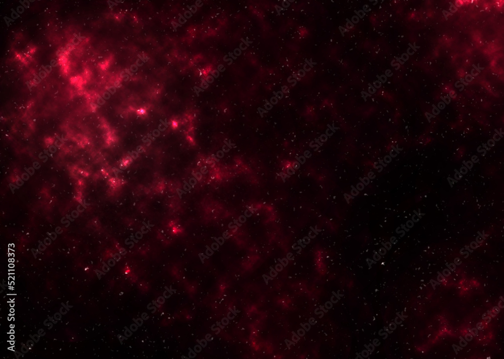 Fototapeta premium abstract background using a space or nebula theme with a bright red color composition