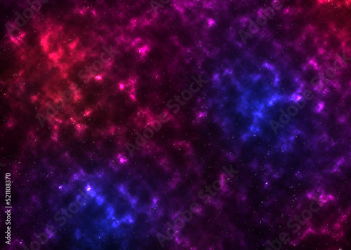 abstract background using a space or nebula theme with a composition of bright purple, bright red, and bright blue