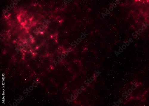 abstract background using a space or nebula theme with a bright red color composition