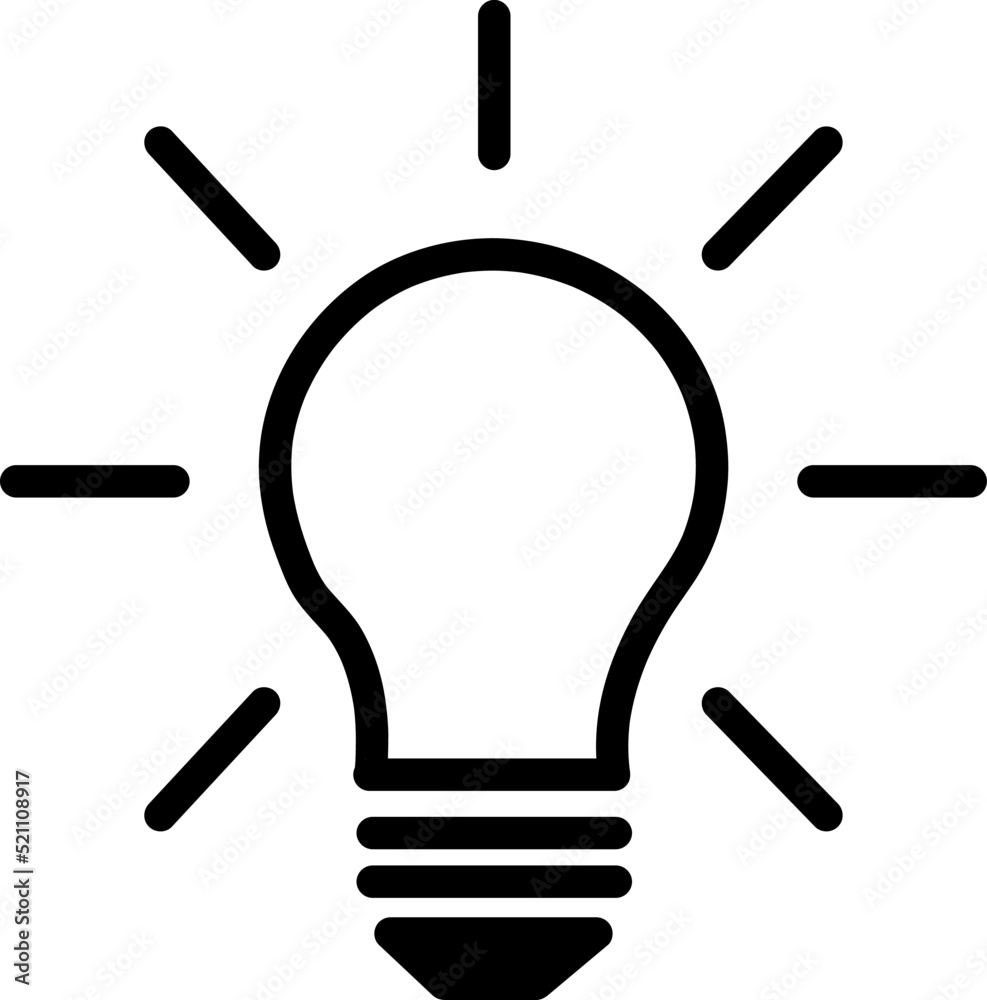 light bulb icon light bulb icon