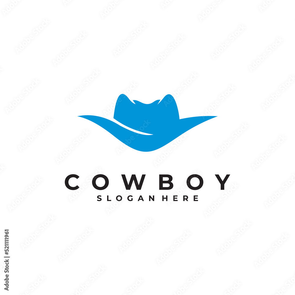 cowboy logo vector design template cowboy logo vector design template