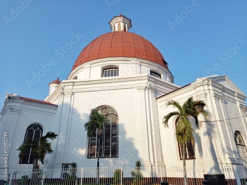 Gereja Blenduk (Blenduk Church) in Kota Lama Semarang, is oldest christian church in central java, Indonesia.
 photo