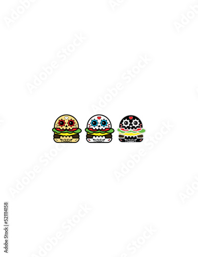 Dia de los muertos burgers
