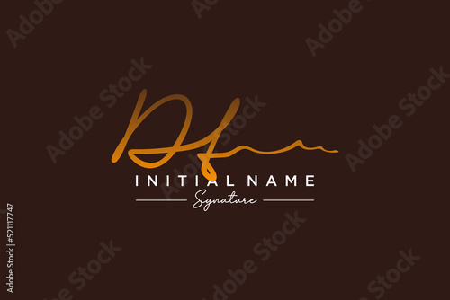 Initial DT signature logo template vector. Hand drawn Calligraphy lettering Vector illustration.