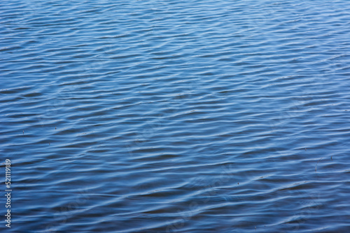 Fototapeta Naklejka Na Ścianę i Meble -  Blue tones water waves surface as background