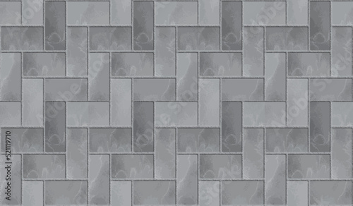 Black-gray tile floor texture vector background