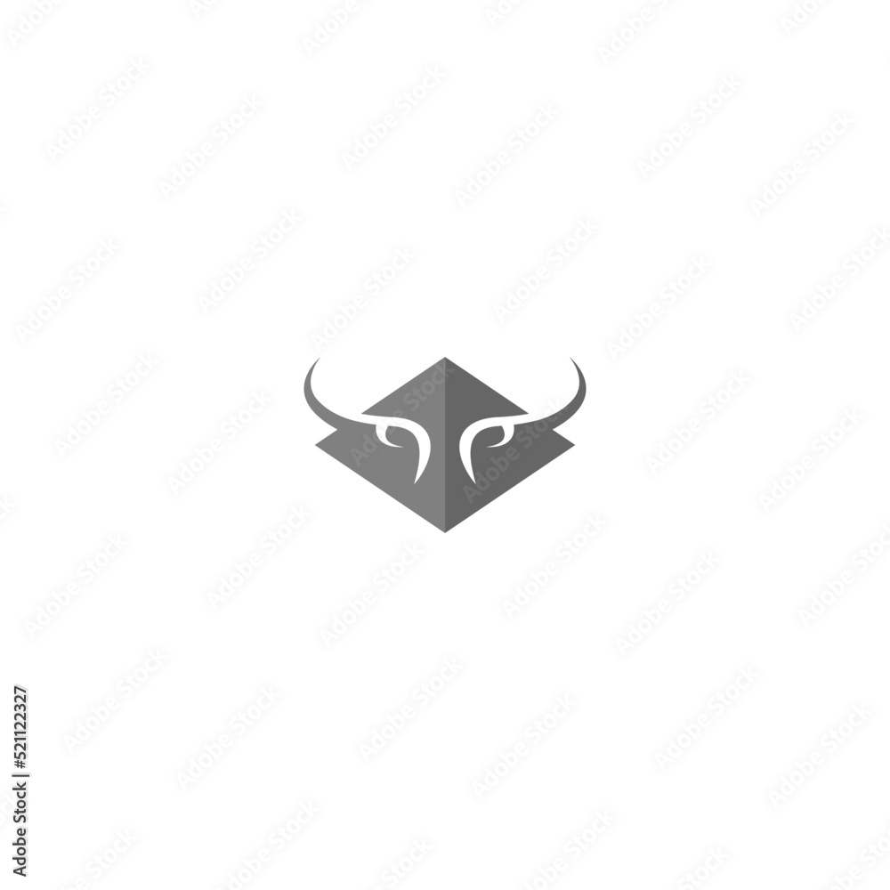 bull logo vector illustration design bull logo vector illustration design