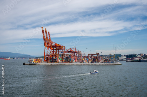  Vancouver port handles approximately 400,000 vehicles annually, making the Port of Vancouver one of the top three ports on the west coast of North America. photo