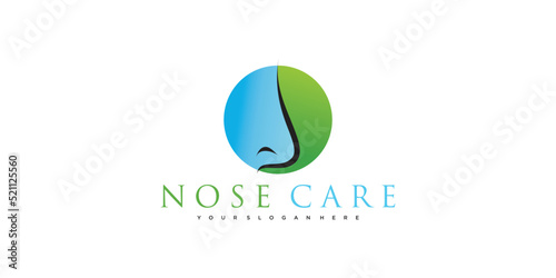 Free Download Ilustration logo nose care icon illustration design template Premium Vector - GFXLoad