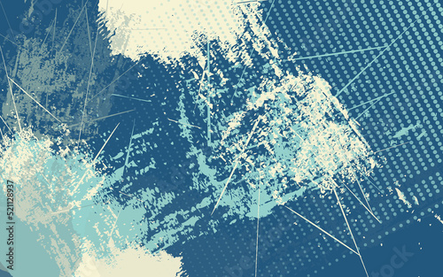Abstract grunge texture blue colors background