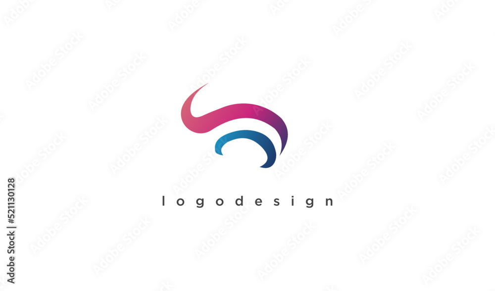 Abstract Letter S Logo. Usable for Business and Company Logos. Flat Vector Logo Design Template Element. Abstract Letter S Logo. Usable for Business and Company Logos. Flat Vector Logo Design Template Element.