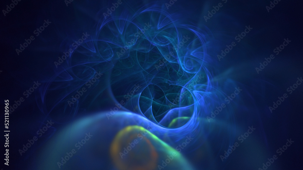 3D rendering abstract multicolor technology fractal light background 3D rendering abstract multicolor technology fractal light background