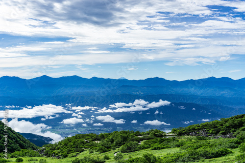 長野県中央アルプス木曽駒ヶ岳の千畳敷カール