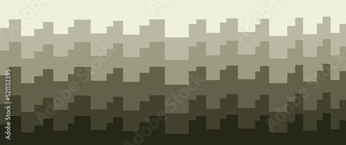 Abstract geometric gears shape look-alike in papercut style, suitable for background, backdrop, illustration, digital art gallery, game assets, and other graphical resources