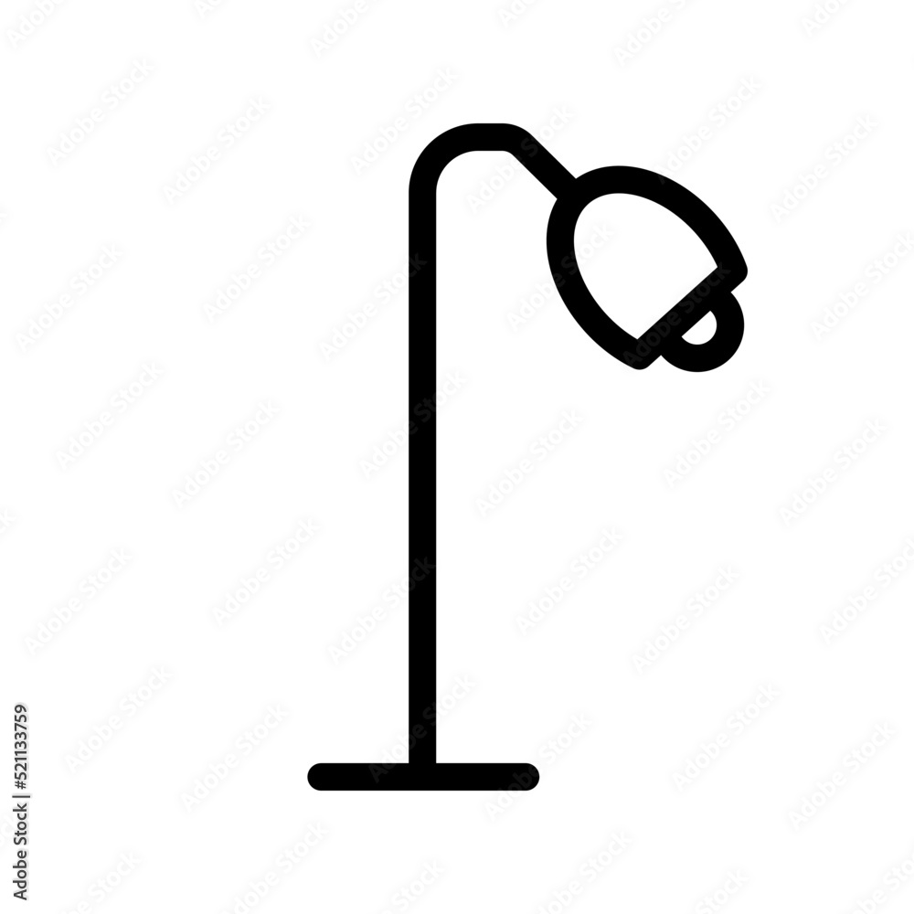 Stand lamp icon template Stand lamp icon template