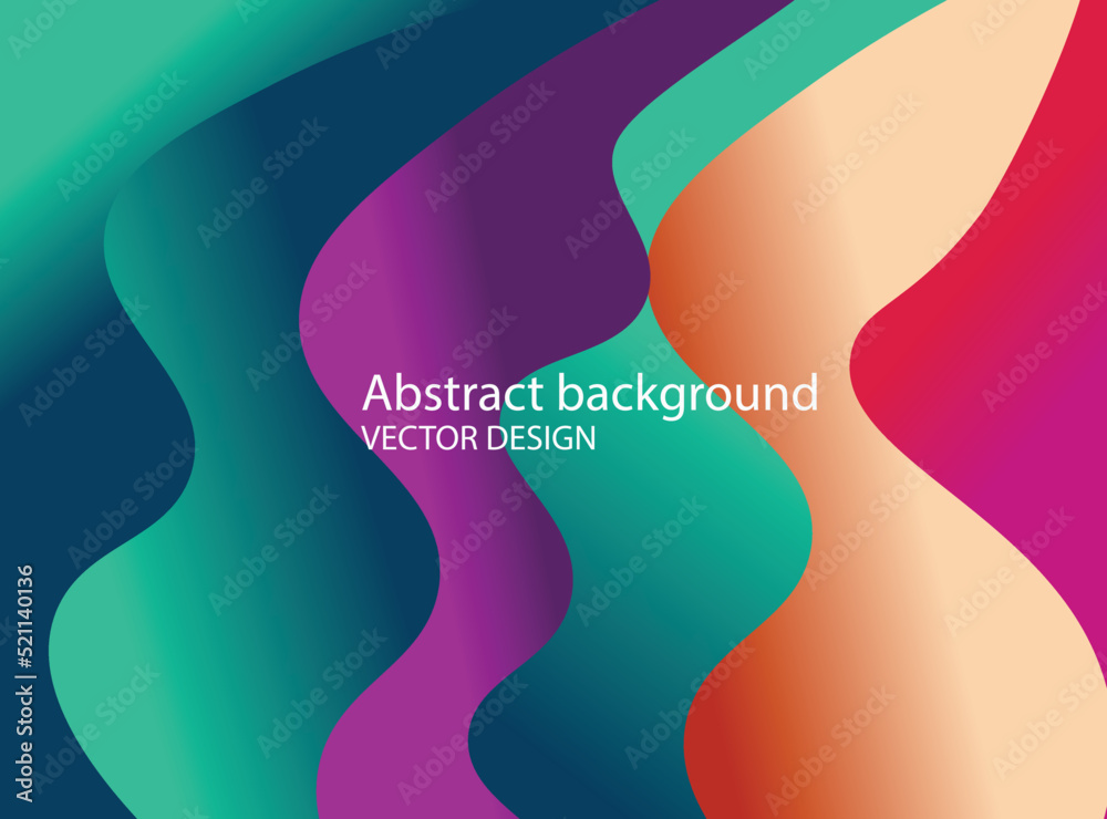 Abstract colorful paper cut slime background Stock Vector | Adobe Stock