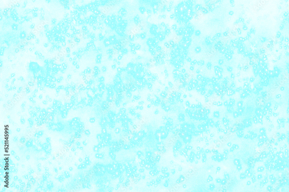 白い粒々をまぶしたシャーベットみたいなブルーグリーンの水彩背景