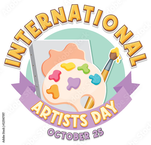 International Artists Day Banner Design
