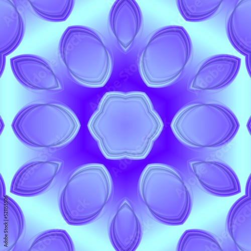 Regular blue gradient illustration design 