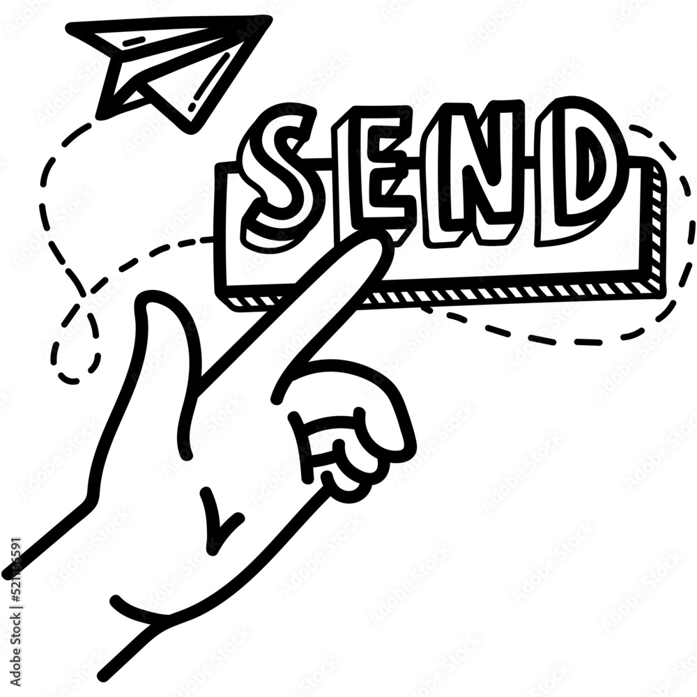 Fototapeta premium Mail Send