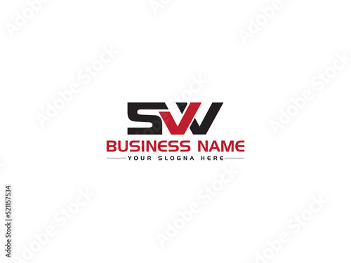 Abstract SVV Logo Letter Design, Colorful SV s v v Logo Icon Vector Image And Three Letter Design For Your All Business photo