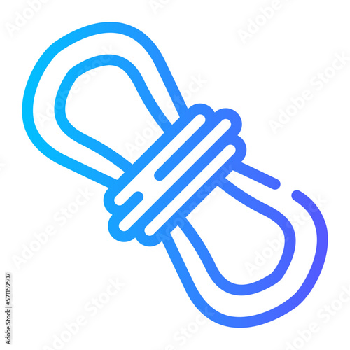 rope gradient icon