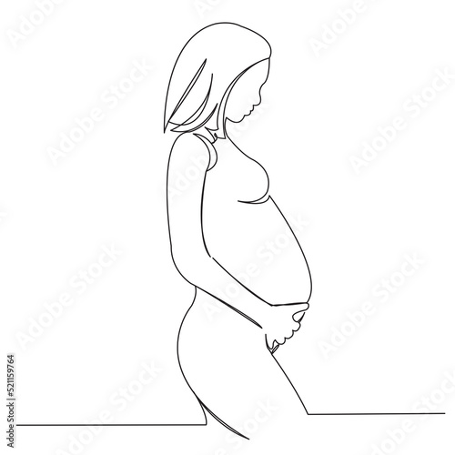 pregnant girl woman