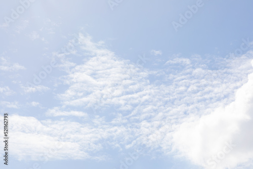 Clouds in the sky can be used as a background