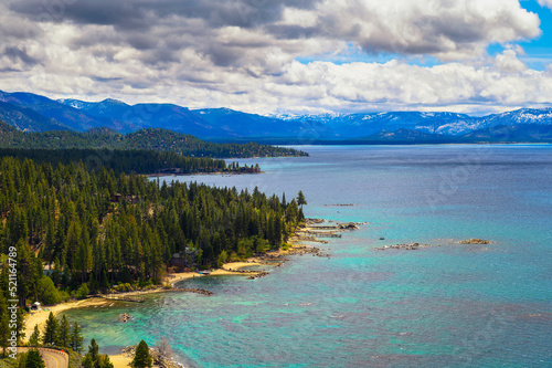 View from the Cave Rock at Lake Tahoe, Nevada