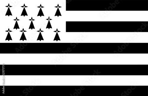 Drapeau de la Bretagne	