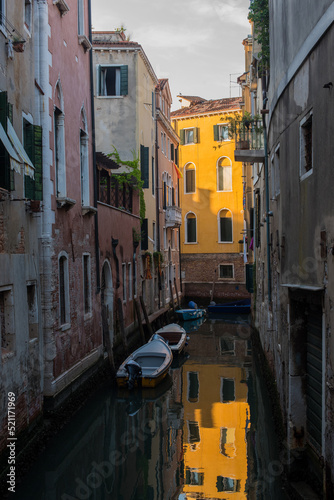 narrow street and canal of Venice © Alena Petrachkova