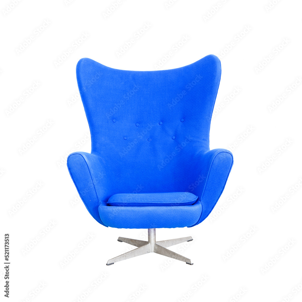 Modern Blue Chair isolated on white background (with clipping path) Modern Blue Chair isolated on white background (with clipping path)