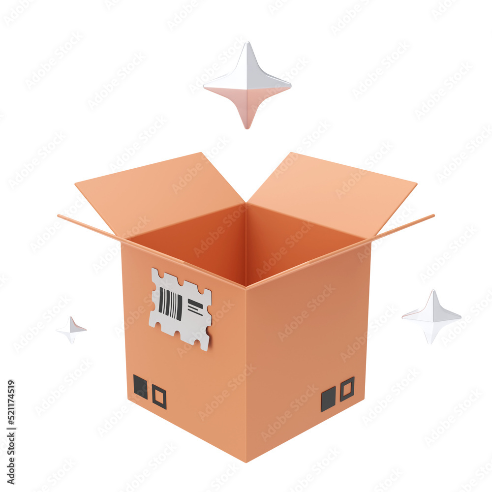 Obraz premium E-Commerce Shopping And Marketing 3D illustrations
