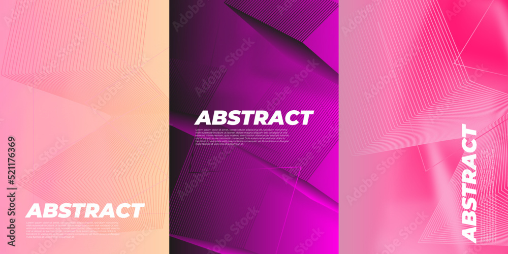 Abstract vector covers design template. Geometric gradient background. Background for decoration presentation, brochure, catalog, poster, book, magazine Abstract vector covers design template. Geometric gradient background. Background for decoration presentation, brochure, catalog, poster, book, magazine