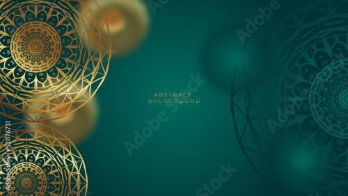 Luxury mandala background with golden arabesque pattern arabic islamic east style.decorative mandala for print, poster, cover, brochure, flyer, banner.