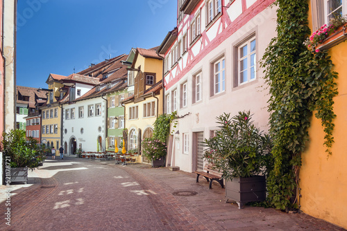 Oberstadt Meersburg am Bodensee entzerrt sonnig © Carl-Jürgen Bautsch