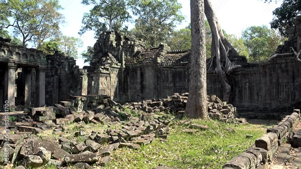 Banteay Prei temple in the north of Angkor Wat 